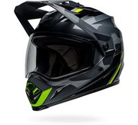 Bell MX-9 Adventure MIPS Alpine Camo, casco enduro XXL male Negro/Gris/Amarillo Neón