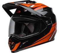 Bell MX-9 Adventure MIPS Alpine Casco de motocross, negro/naranja, Talla S (55/56)