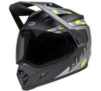 Bell MX-9 Adventure MIPS Casco de Enduro, gris/amarillo, Talla L (58/59)