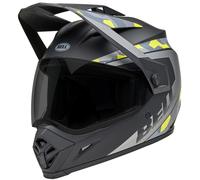 Bell MX-9 Adventure MIPS Casco de Enduro, gris/amarillo, Talla XL (60/61)