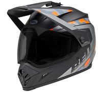 Bell MX-9 Adventure MIPS Casco de Enduro, gris/naranja, Talla XXL (62/63)