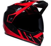 Bell MX-9 Adventure MIPS Dash Casco de motocross, negro/rojo, Talla XL