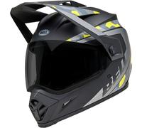 §Casco Adventure Bell Mx-9 Adv Mips Negro Mate-Amarillo§