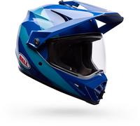 Bell MX-9 Adventure MIPS Motion Casco de Enduro, Azul, Talla M (57/58)