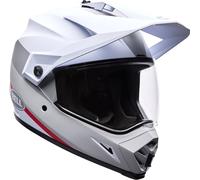 Bell MX-9 Adventure Mips Trail, casco de aventura L male Blanco/Gris/Rojo