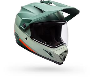 Bell MX-9 Adventure MIPS Trail Casco de Enduro, verde/naranja, Talla L (59/60)