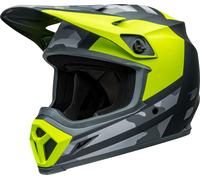 Bell MX-9 MIPS Alter Ego Camo, casco cruzado S male Negro/Gris/Amarillo Neón