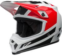 Bell MX-9 MIPS Alter Ego Casco de motocross, negro-blanco-rojo, tamaño XL para Hombres