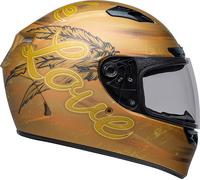 Bell Qualifier DLX Mips Hart Luck Live Casco, oro, tamaño L para Hombres