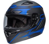 Bell Qualifier DLX Mips Raiser Casco, negro-azul, tamaño L para Hombres