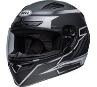 Bell Qualifier DLX Mips Raiser Casco, negro-blanco, tamaño L para Hombres