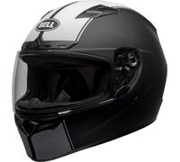 Bell Qualifier DLX Mips Rally Casco, negro-blanco, tamaño S para Hombres