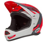 BELL Sanction MTB Full Face Helmet Casco Integral, Unisex, Presences-Carmesí Mate/Gris, S 52-54cm