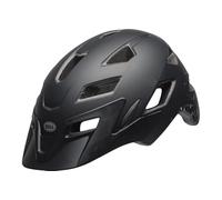 BELL SIDETRACK Child Casco de Bicicleta, Unisex niños, Negro Mate y Plateado, Talla única