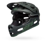 Bell Super 3R MIPS Casco MTB 2021: Verde Mate sólido S 52-56 cm