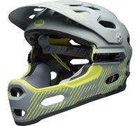 Bell Super 3R MIPS Casco, Unisex, Gris (Matt Smoke/Pear), Medium (55-59 cm)