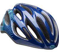 Bell Tempo - Casco de Ciclismo, Tempo, Unisex Adulto, Color Fibra Azul Marino Brillante/Cielo, tamaño Unisize (50-57 cm)