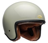 Bell TX-501 Solid ECE Cascos, Adulto Unisex, Blanco Vintage, L