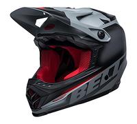BELL Unisex 's 9 Fusion MIPS MTB Casco de Cara Completa, Negro Mate/Gris/crim, XL/59-61 cm