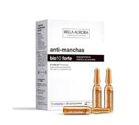BELLA AURORA - BIO 10 Forte Ampollas Despigmentantes, 15 Ampollas, Tratamiento Despigmentante Intensivo, para Manchas de Todo Tipo, Tecnología B-CORE221 y Extractos Naturales, +30 Aplicaciones