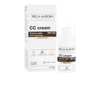Bella Aurora CC Cream Color SPF50 Tono Claro, 30 ml