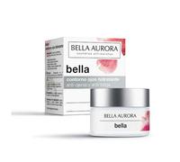 BELLA AURORA - Contorno de Ojos Bella 15 ml, Crema Hidratante, Antifatiga y Antiojeras, +40 Años, para Arrugas, Líneas de expresión, Bolsas y Ojeras, Luz y Juventud en Mirada, con Extractos de Activos