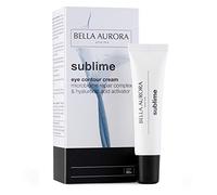 Bella Aurora Crema Contorno de Ojos Anti-Edad 50+ Años Piel Sensible, 15 ml | Anti-Arrugas | Microbiome Repair Complex y Activador de Ácido Hialurónico | SUBLIME