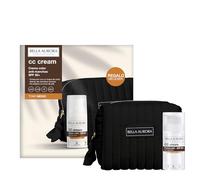 Bella Aurora I CC Cream Crema Color Anti-Manchas SPF 50+ | Protección Alta con Toque de Color Adaptable | Atenúa Manchas Oscuras | Tono Medio | Regalo Neceser Negro | 30 ml