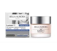Bella Aurora Lumen10 Noche Crema Antiedad Antimanchas Global con Polihidroxiácidos, Niacinamida y Melatonina Liposomada | Regeneración, Elasticidad e Hidratación Intensiva | 50 ml
