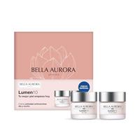 Bella Aurora Lumen10 Pack Antiedad Antimanchas Día + Noche | Ilumina, Corrige Manchas y Reduce Arrugas | Tecnología Epigenética y Ácidos Renovadores | Todo Tipo de Piel | 2 x 50 ml