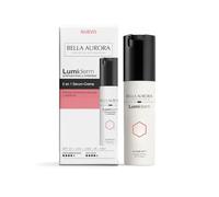 Bella Aurora Lumiderm 2 en 1 Serum-Crema Antimanchas y Antiedad - Con Tecnología B-CORE 221™, Reafirma, Ilumina y Protege con SPF20, 30ml