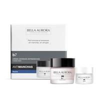 Bella Aurora Pack B7 Crema Antimanchas Antiedad Noche con Ácido Glicólico + Eyes Contorno de Ojos | Regenerador, Aclarante y Reparador mientras duermes | B7 Noche 50ml + Eyes 15ml