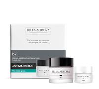 Bella Aurora Pack B7 Crema Antimanchas Antiedad Oil Control con Ácido Hialurónico + Eyes Contorno de Ojos | Regenerador, Aclarante e Hidratante para Piel Mixta-Grasa | B7 50ml + Eyes 15ml