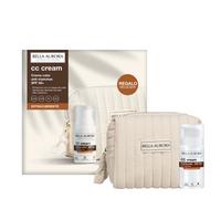 BELLA AURORA Pack CC Cream Antimanchas Extra Cubriente SPF 50+ 30ml + Neceser Regalo | Crema Color Alta Protección UVA UVB IR HEV | Atenúa Manchas Oscuras y Ofrece Cobertura Total