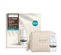 BELLA AURORA Pack CC Cream Oil Control SPF50+ 30ml + Neceser Regalo | Crema Color Anti-Manchas con Alta Protección UVA UVB IR HEV | Toque de Color Natural y Control de Brillo