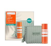 BELLA AURORA Pack Gel Solar SPF50 Piel Mixta-Grasa 50ml + Neceser Regalo | Protector Solar Anti-Manchas Alta Protección UVA UVB IR HEV | Textura Ligera y Oil Control