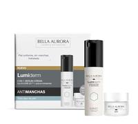 Bella Aurora Pack Lumiderm Antimanchas e Hidratación con B-Core 221™ + Activos Hidratantes + Eyes Contorno de Ojos | Sérum-Crema 2 en 1 30ml + Eyes 15ml | Rutina Unificadora e Hidratante