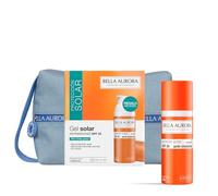 Bella Aurora Pack Protector Solar Antimanchas SPF 50 Piel Mixta-Grasa | Fotoprotección Facial UVA UVB IR HEV | Acabado Mate y Oil Control | Neceser de Regalo | 50 ml