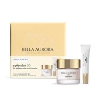 Bella Aurora Pack Splendor 50 Día 50ml + Contorno de Ojos 15ml | Antimanchas, luminosidad, firmeza | Regalo ideal Día de la Madre