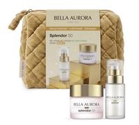 BELLA AURORA Pack Splendor 50 Gel-crema 50 ml + Sérum 30 ml | Ritual +50 piel mixta-grasa · Gel-crema antiedad global + sérum efecto flash · Reafirma, ilumina y matifica