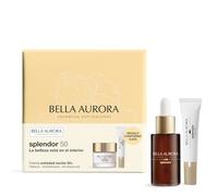 Bella Aurora Pack Splendor 50 Sérum Vitamina C 30ml + Contorno de Ojos 15ml | Iluminador, antimanchas, antioxidante | Regalo Día de la Madre