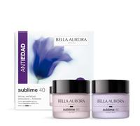 Bella Aurora Pack Sublime 40 Ritual Antiedad Día y Noche | Antioxidante y Antiestrés | Previene envejecimiento prematuro y aporta luminosidad | Crema Día SPF 20 + Noche regalo | 2x50 ml