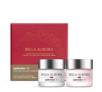 Bella Aurora Splendor 40 Set Anti-Edad e Iluminador, Crema Día y Noche para Piel Mixta-Grasa, 2 x 50ml, Ritual Diario Multi-Perfeccionador