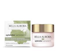 BELLA AURORA Splendor Sensiderm Crema Antiedad reparadora 50 ml | Antiedad global reparadora · Piel sensible o con rojeces · Calma, hidrata y repara · Con activos anti-inflammaging