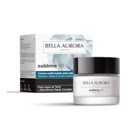 BELLA AURORA - Sublime 50 ml, Crema Facial de Noche Anti-Edad Regeneradora, Piel Sensible, Anti-Arrugas con Efecto Lifting, Pieles a Partir de 50 Años, Cuida y Mejora el Microbioma de la Piel