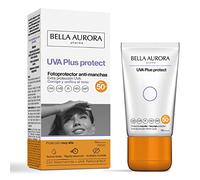 BELLA AURORA - UVA Plus Protect, Protector Solar Facial Antimanchas SPF50+, Protección Solar Antimanchas para Cualquier Tipo de Piel