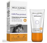 BELLA AURORA - UVA Plus Protect, Protector Solar Facial Antimanchas SPF50+, Protección Solar Antimanchas para Cualquier Tipo de Piel