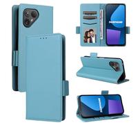 BELLA BEAR Funda para Fairphone 5 5G, Funda Tipo Billetera de Cuero con Tapa magnética, Funda con función Atril, Funda Protectora a Prueba de Golpes para Fairphone 5 5G-LAzul