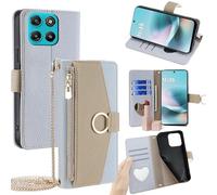 BELLA BEAR Funda para Moto G67 Power 5G/G57 Power 5G/G100 2025 5G Flip Case [Portatarjetas] [Pata de Cabra] Carcasa Móviles Caso para Moto G67 Power 5G/G57 Power 5G/G100 2025 5G Funda