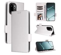 BELLA BEAR Funda para OnePlus 15R/Ace 6T/Ace 6 5G, Cartera con Magnético, Función de Kickstand, Funda OnePlus 15R/Ace 6T/Ace 6 5G-Blanco